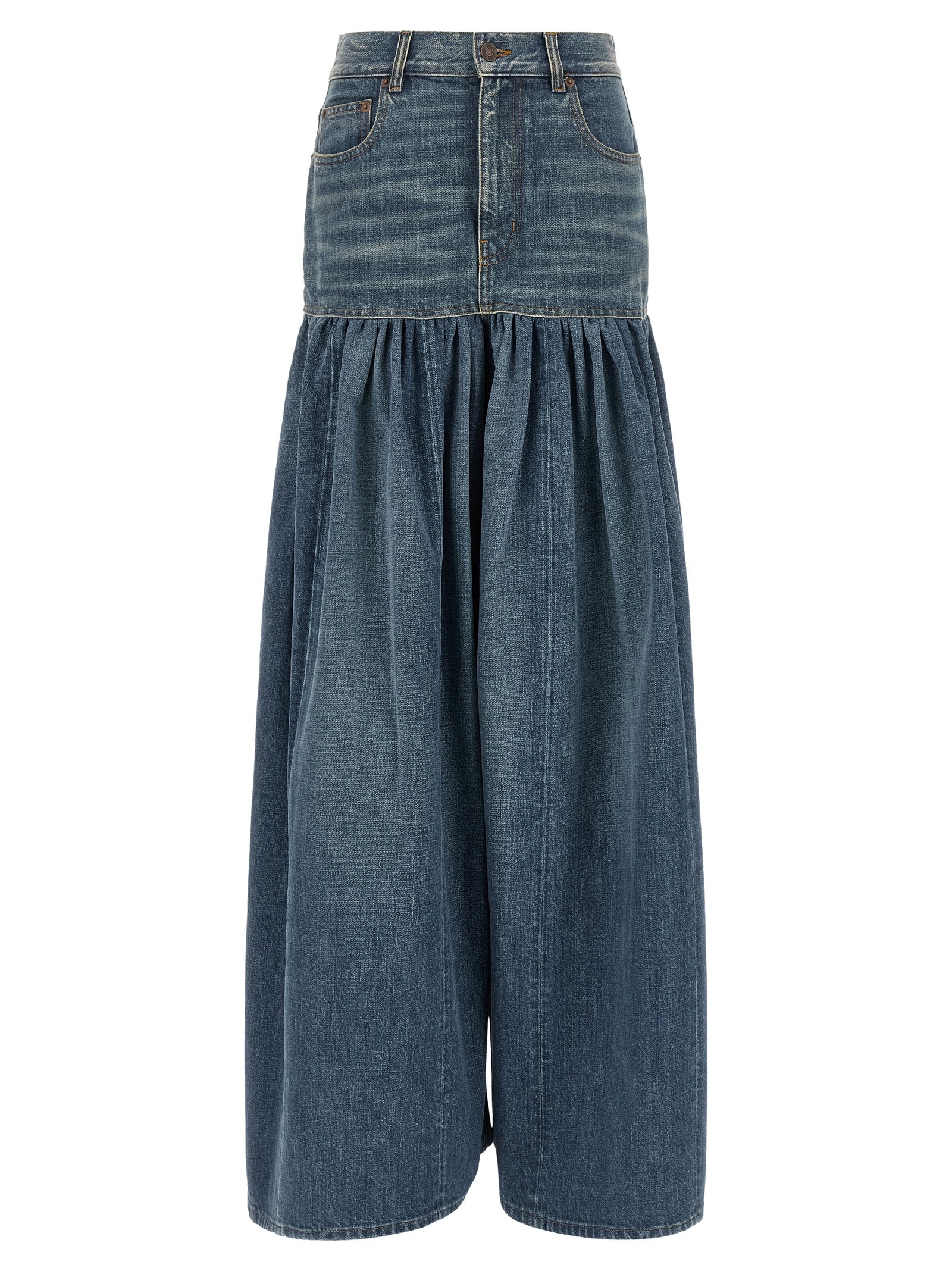 CHLOÉ 'Balloon' Denim Skirt