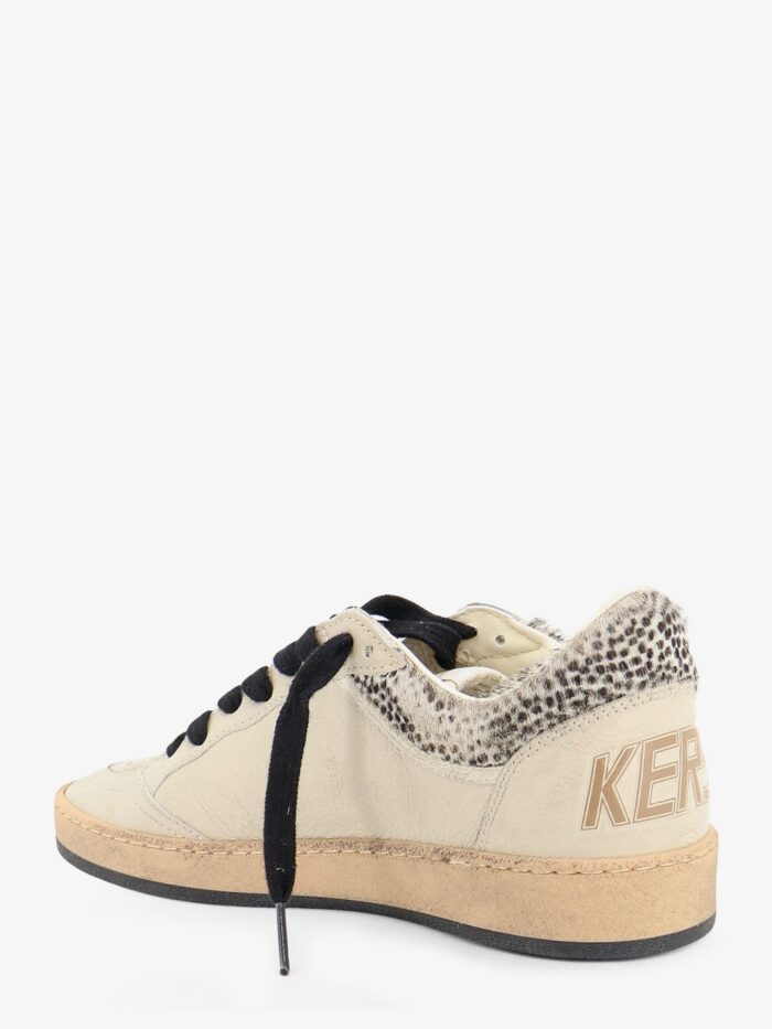 Golden Goose Deluxe Brand Ballstar Leather Sneakers With Iconic Side Logo