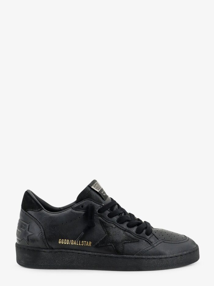 golden goose deluxe brand ballstar leather sneakers with iconic side logo Golden Goose Deluxe Brand Ballstar Leather Sneakers With Iconic Side Logo