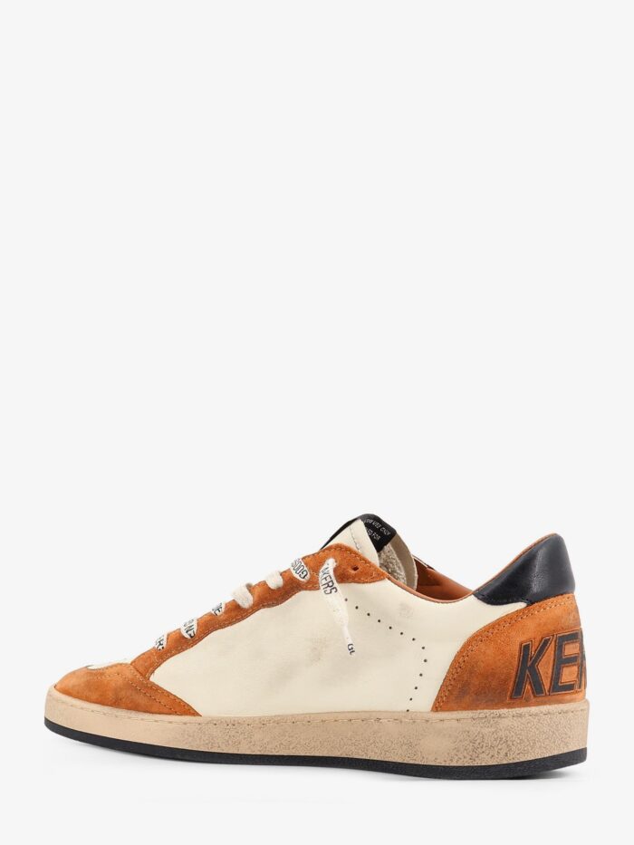 Golden Goose Deluxe Brand Ballstar Sneakers In Suede And Leather With Iconic Side Logo