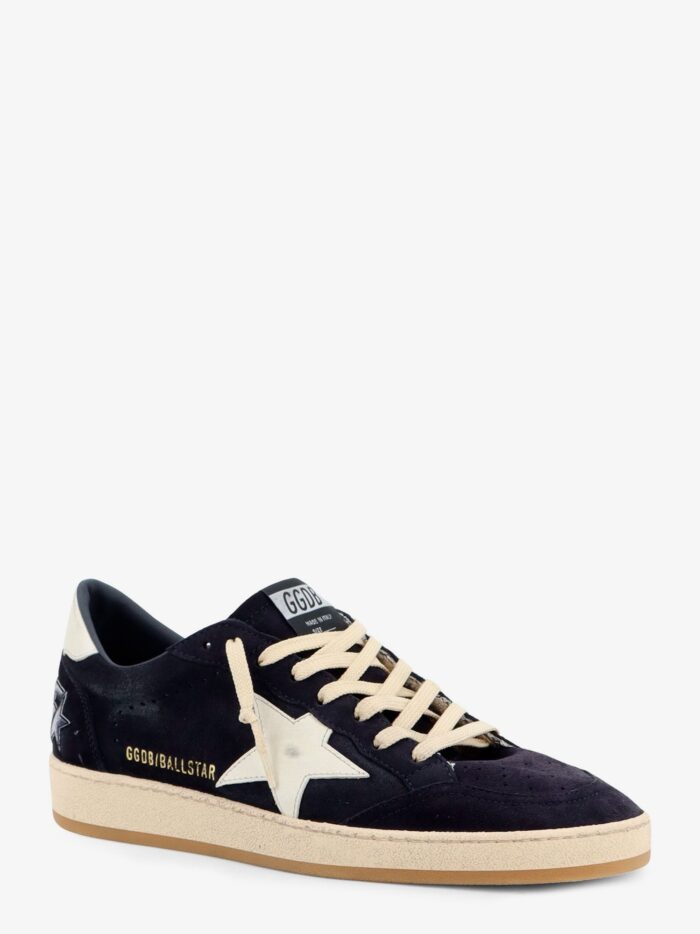 Golden Goose Deluxe Brand Ballstar Suede Sneakers With Iconic Side Logo