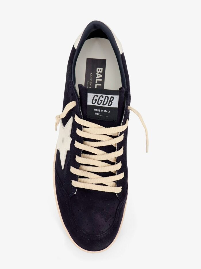 Golden Goose Deluxe Brand Ballstar Suede Sneakers With Iconic Side Logo