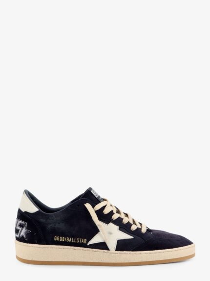 Golden Goose Deluxe Brand Ballstar Suede Sneakers With Iconic Side Logo