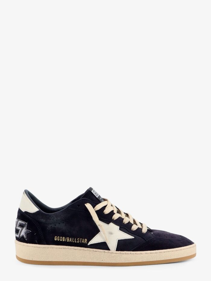Golden Goose Deluxe Brand Ballstar Suede Sneakers With Iconic Side Logo