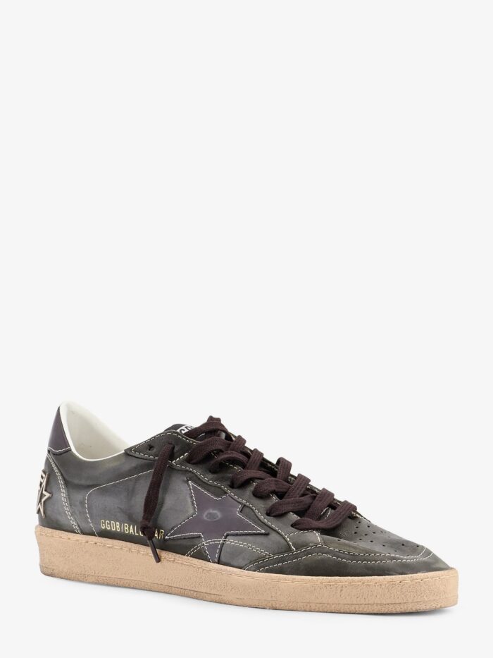 Golden Goose Deluxe Brand Ballstar Used Effect Leather Sneakers