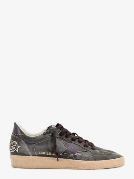 Golden Goose Deluxe Brand Ballstar Used Effect Leather Sneakers