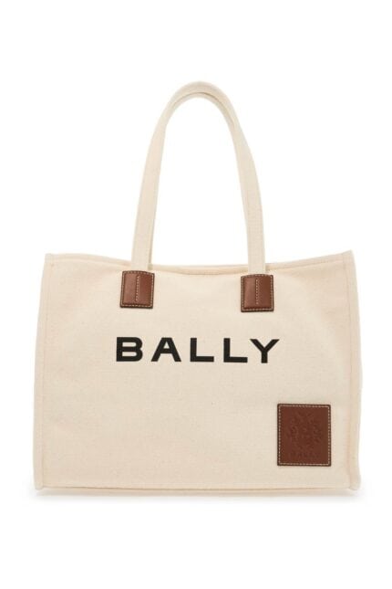 BALLY East/west Akelei Canvas Tote