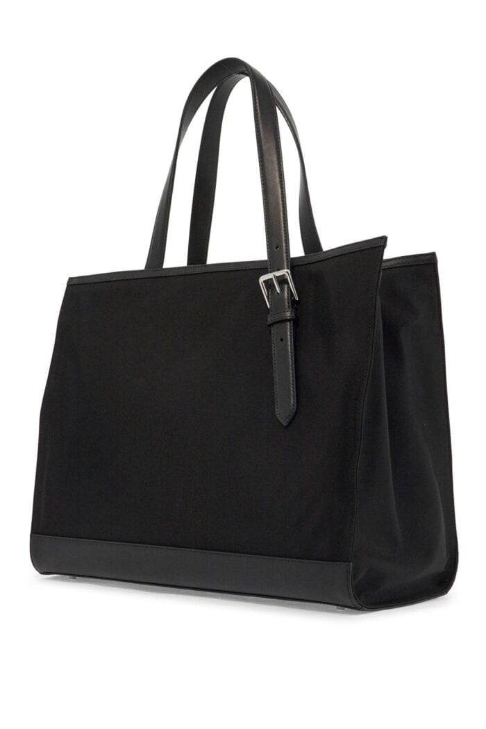 BALLY East/west Nylon And Leather Tote Bag