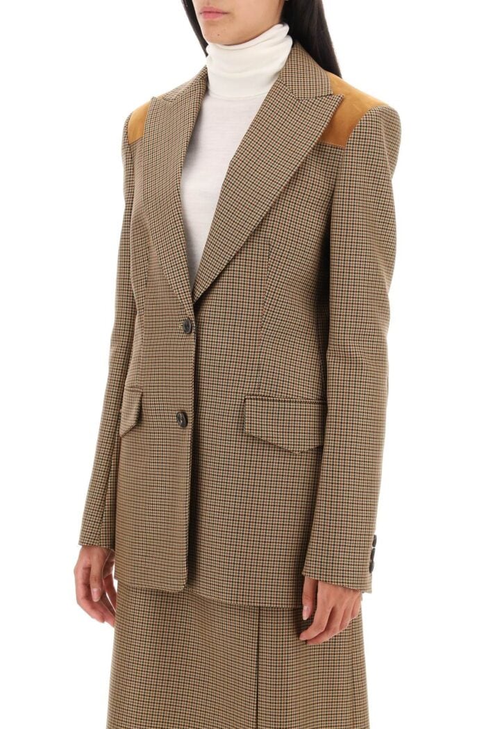 Bally Houndstooth Single-breasted Blazer