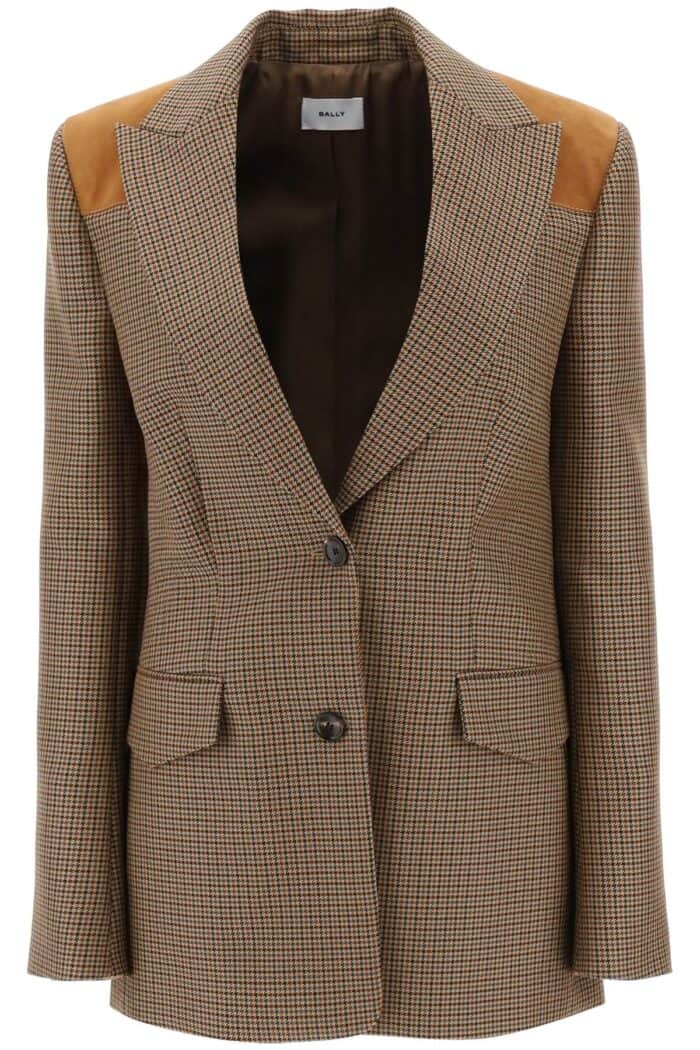 Bally Houndstooth Single-breasted Blazer