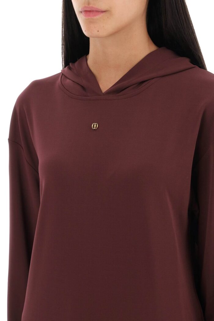 Bally Jersey Hoodie With Bally Emblem