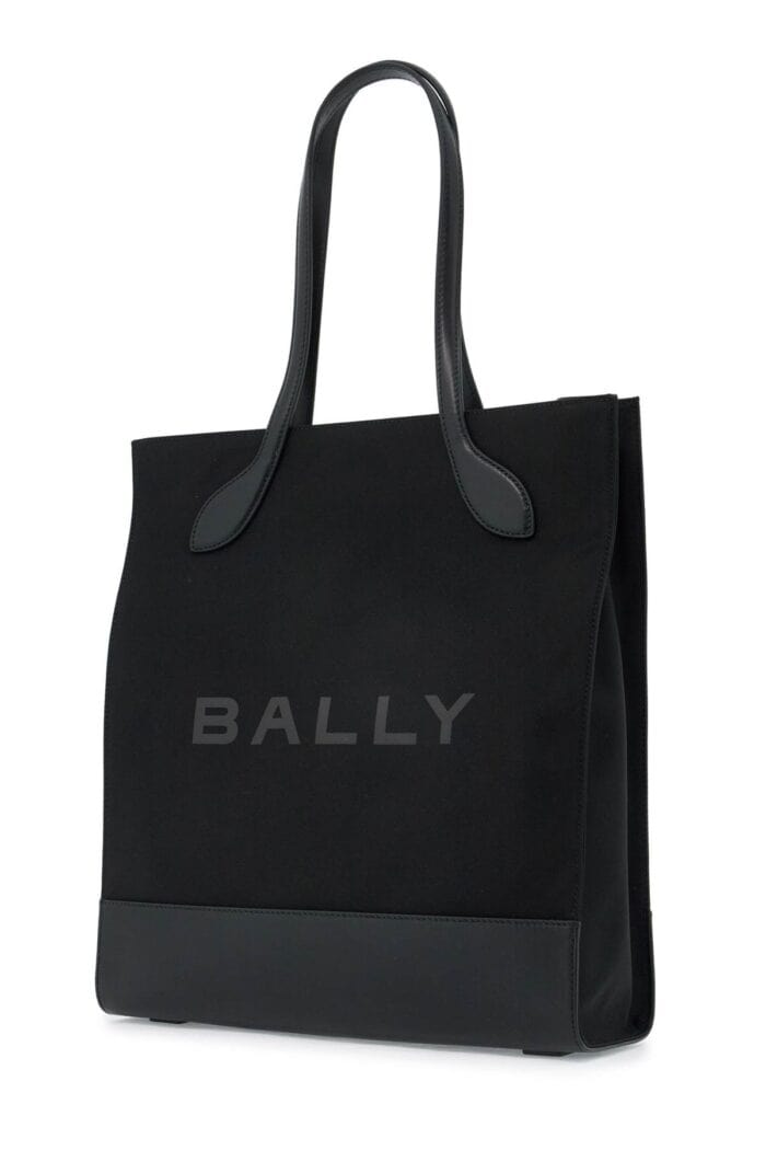 BALLY N/s Nylon And Leather Tote Bag