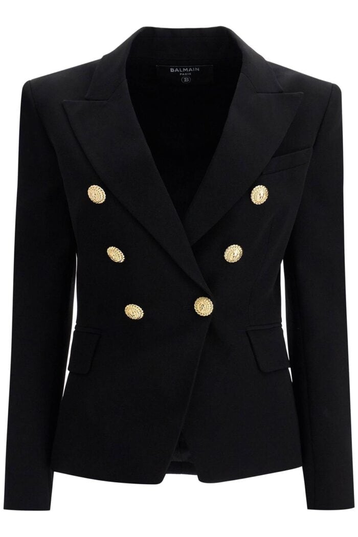 BALMAIN 6-button Crepe Jacket For Women