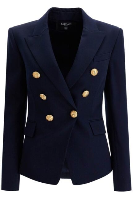 BALMAIN "6-button Grain De Poudre Jacket