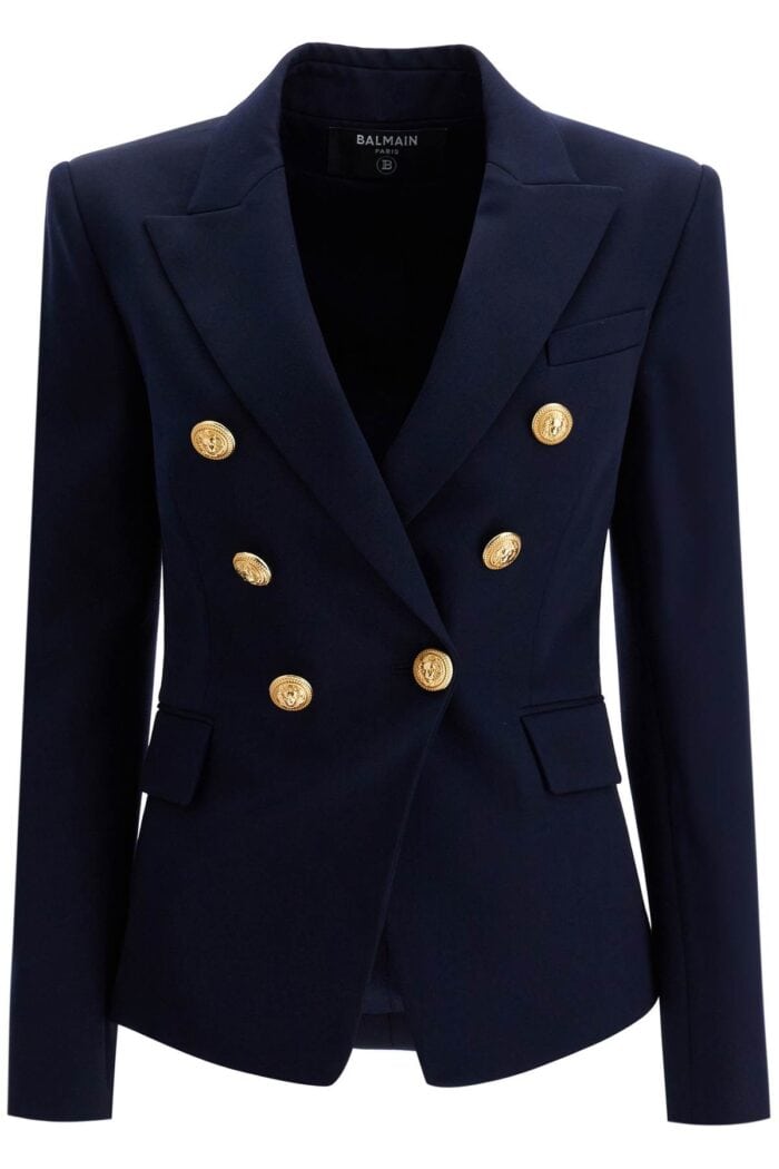 BALMAIN "6-button Grain De Poudre Jacket