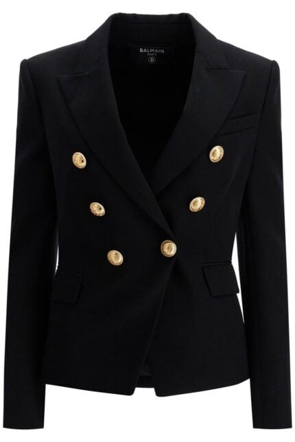 BALMAIN "6-button Grain De Poudre Jacket