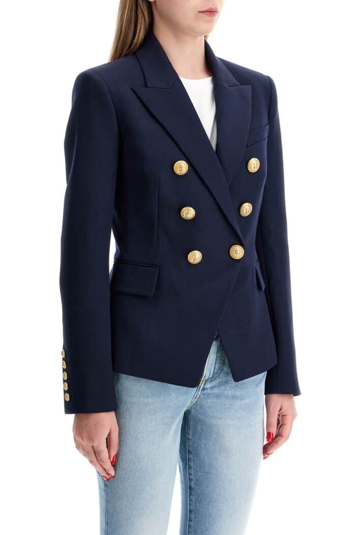 BALMAIN "6-button Grain De Poudre Jacket