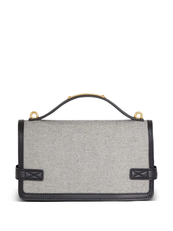 BALMAIN B-buzz 24 Leather Shoulder Bag