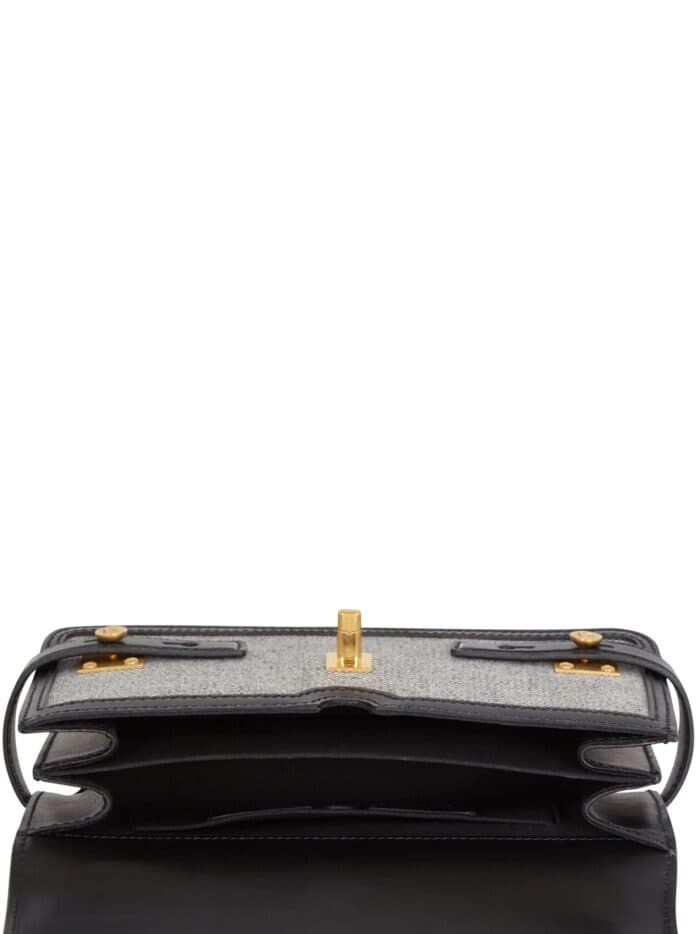 BALMAIN B-buzz 24 Leather Shoulder Bag