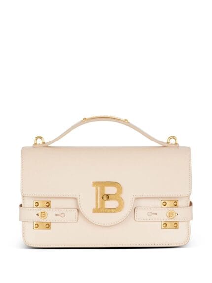 BALMAIN B-buzz 24 Leather Shoulder Bag