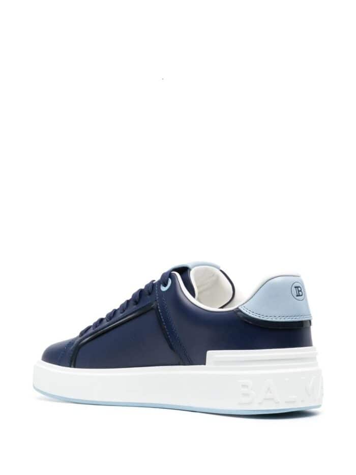 BALMAIN B Court-calfskin Sneakers