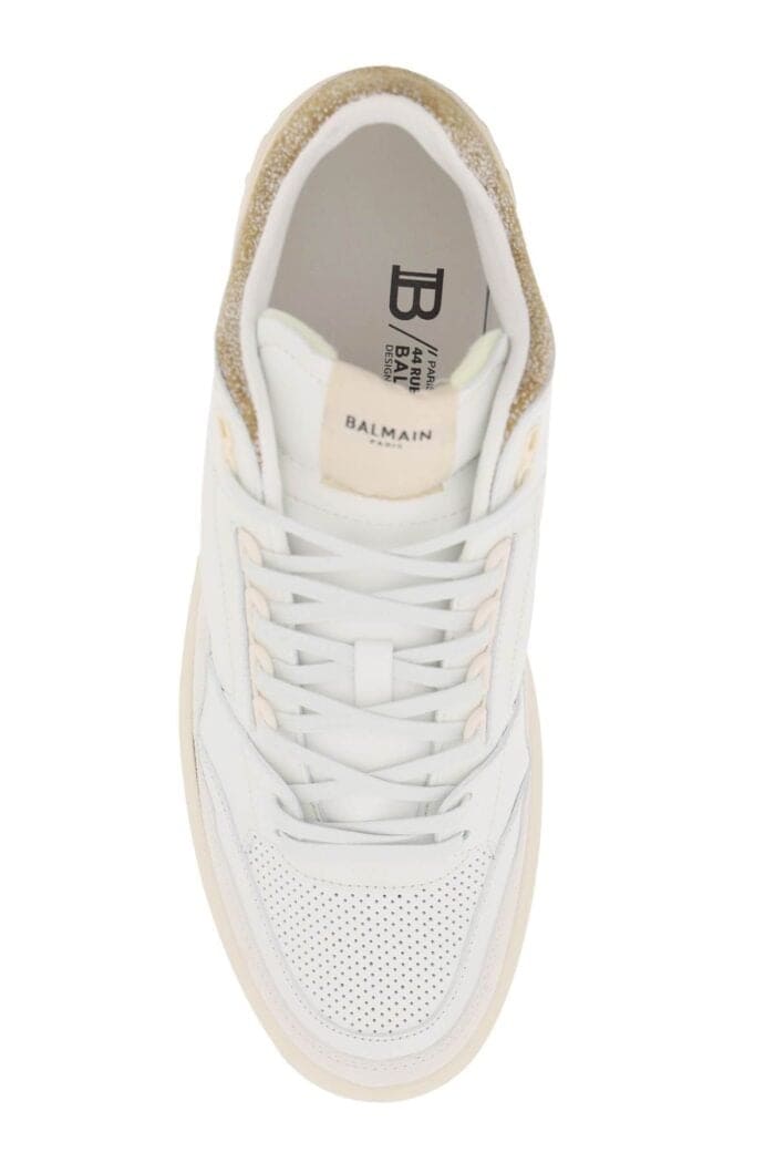 Balmain 'b Court' Mid Top Sneakers