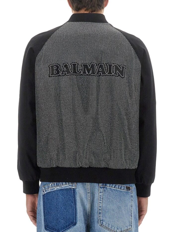 Balmain BOMBER JACKET WITH LOGO