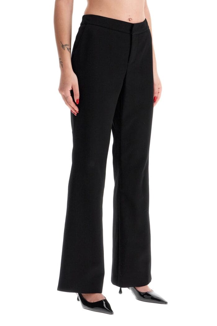 BALMAIN Bootcut Crepe Pants In