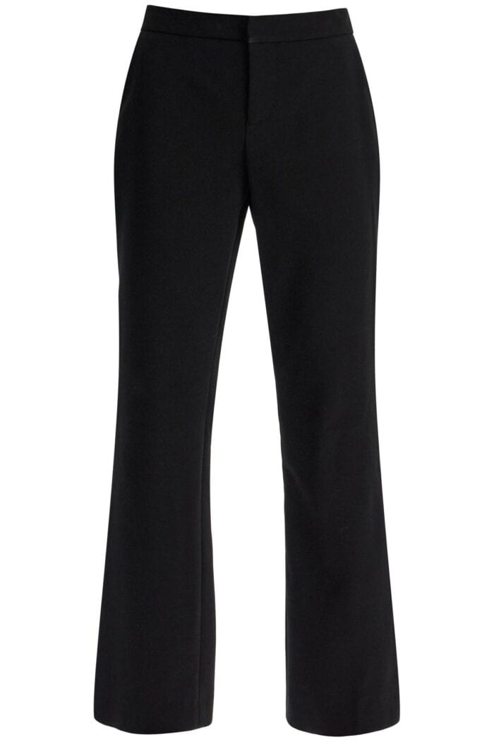 BALMAIN Bootcut Crepe Pants In