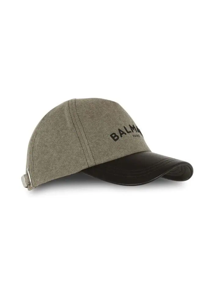 BALMAIN Canvas&logo Cap
