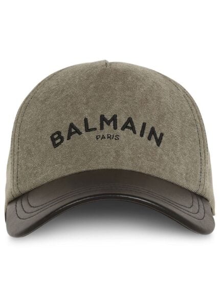 BALMAIN Canvas&logo Cap