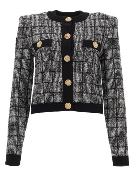 Balmain CARDIGAN WITH JEWEL BUTTONS