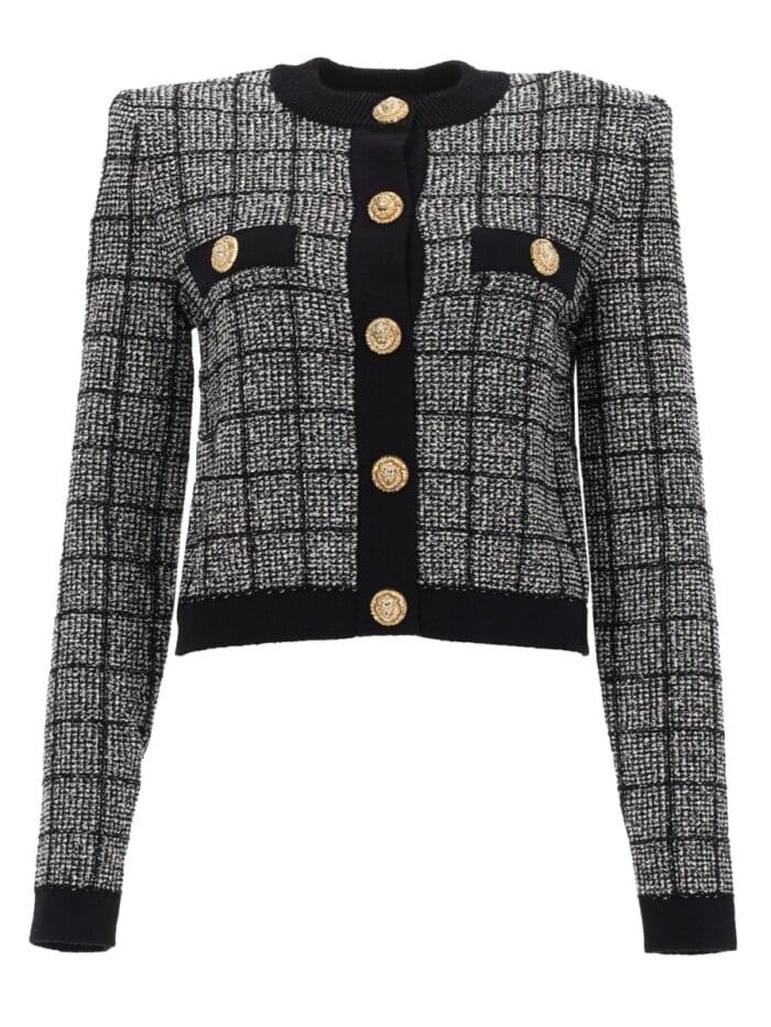 Balmain CARDIGAN WITH JEWEL BUTTONS