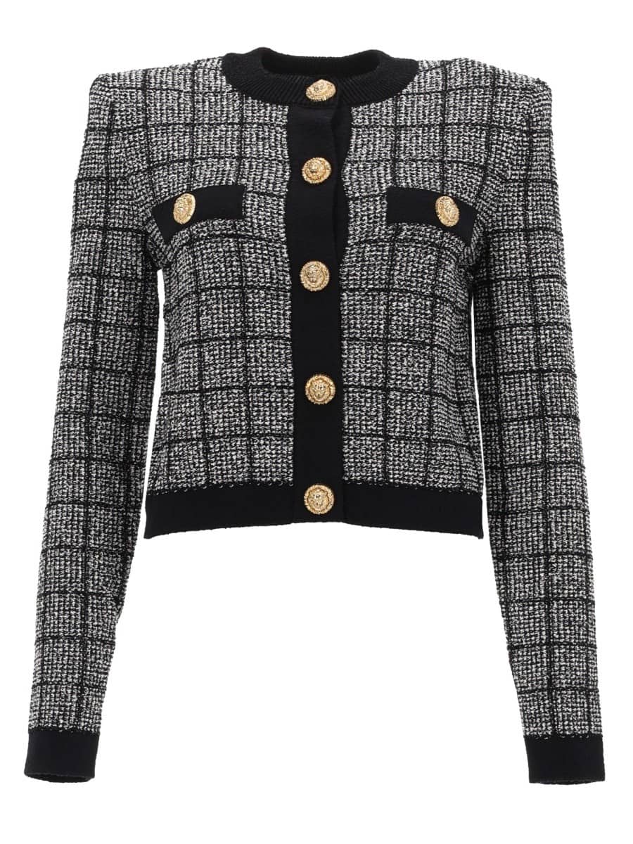 Balmain CARDIGAN WITH JEWEL BUTTONS