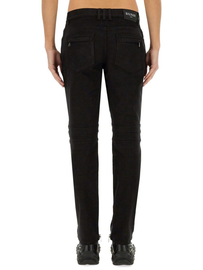 Balmain DENIM BIKER JEANS