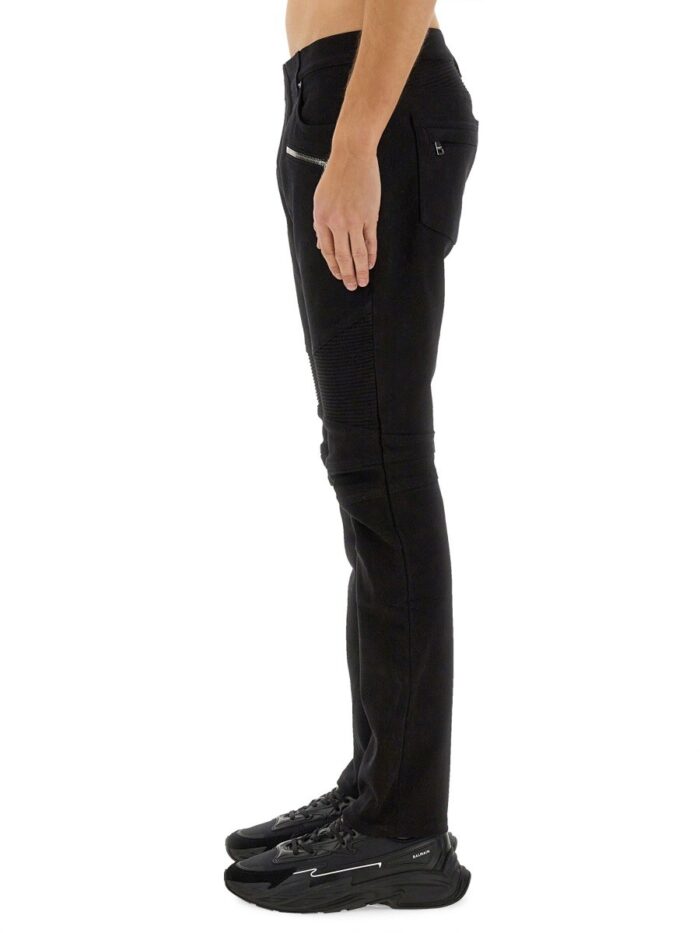 Balmain DENIM BIKER JEANS
