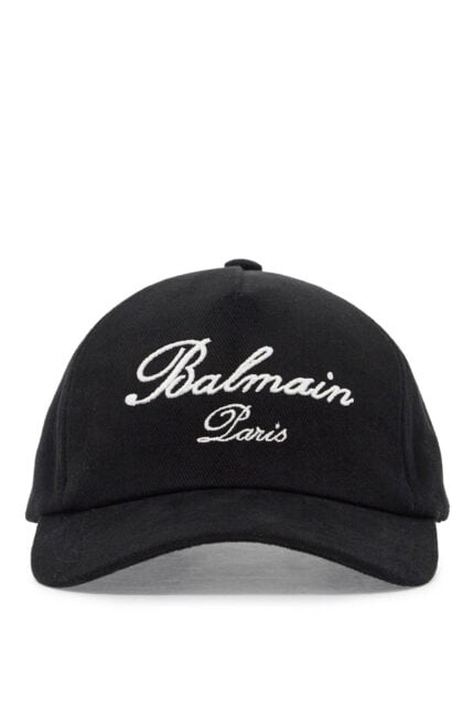 BALMAIN Embroidered Logo Baseball Cap With