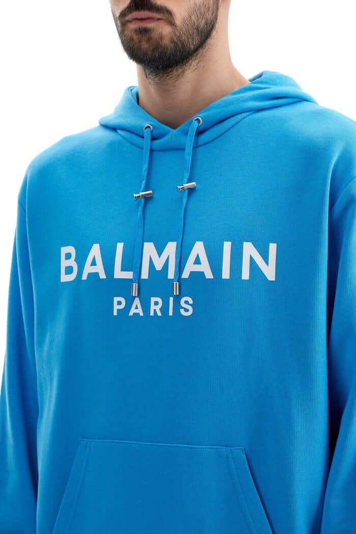 BALMAIN Hooded Sweatshirt With