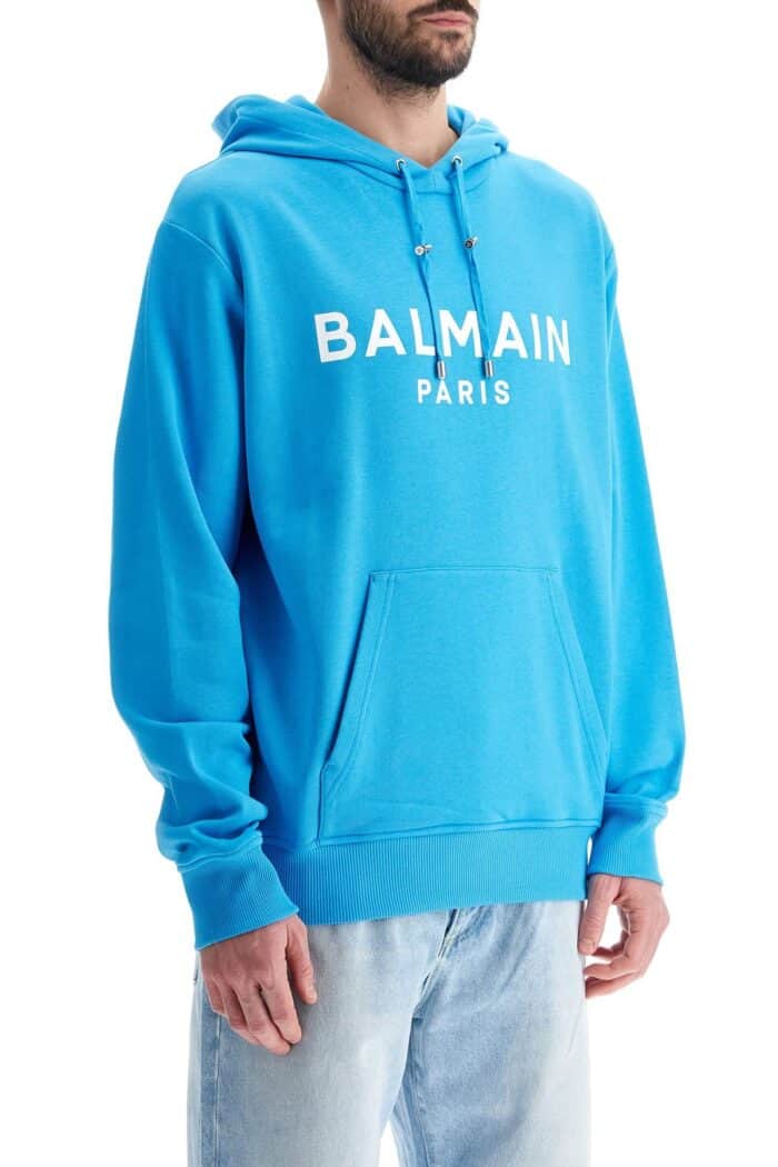 BALMAIN Hooded Sweatshirt With