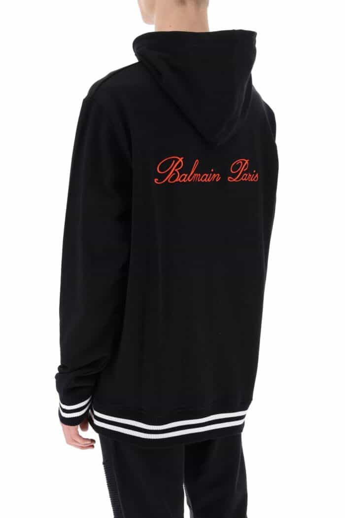 BALMAIN Hoodie With Logo Embroidery