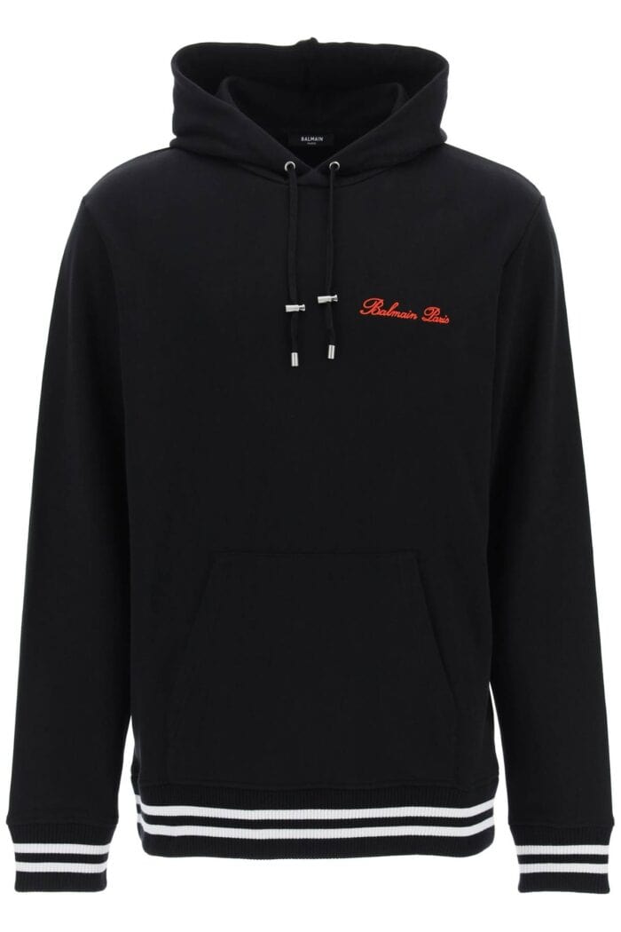 BALMAIN Hoodie With Logo Embroidery