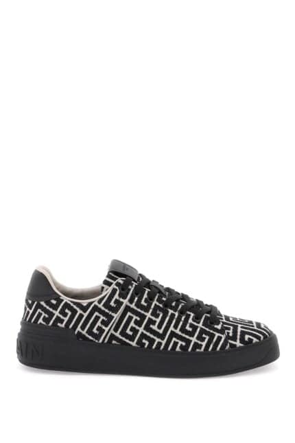 Balmain Jacquard B-court Sneakers