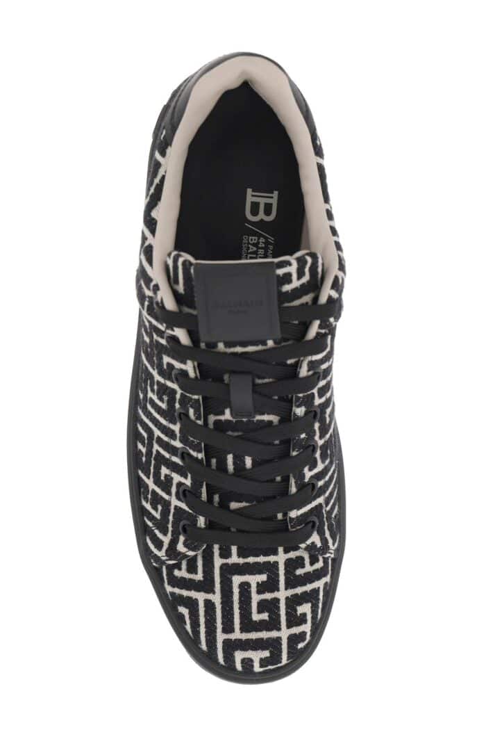 Balmain Jacquard B-court Sneakers