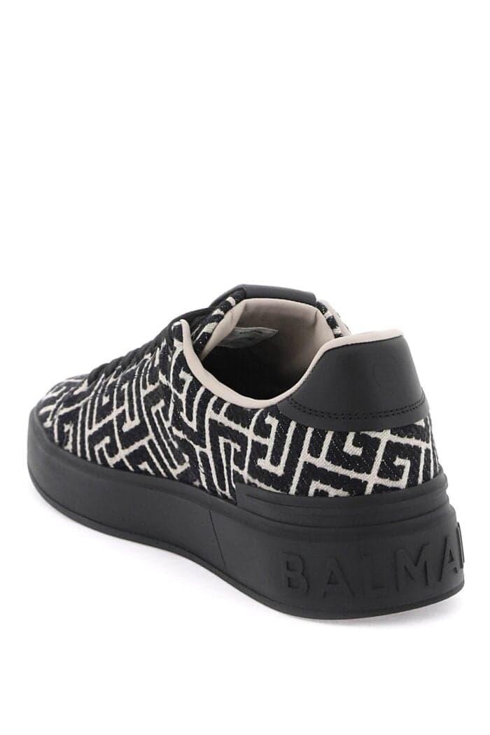 Balmain Jacquard B-court Sneakers