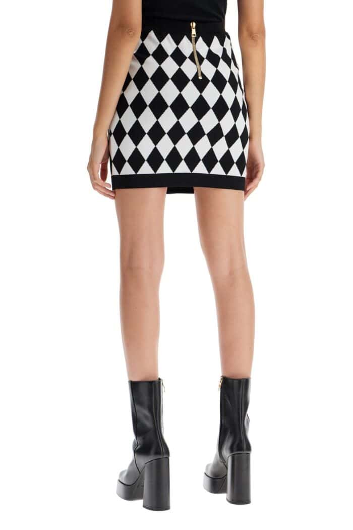 BALMAIN "jacquard Diamond Pattern Mini
