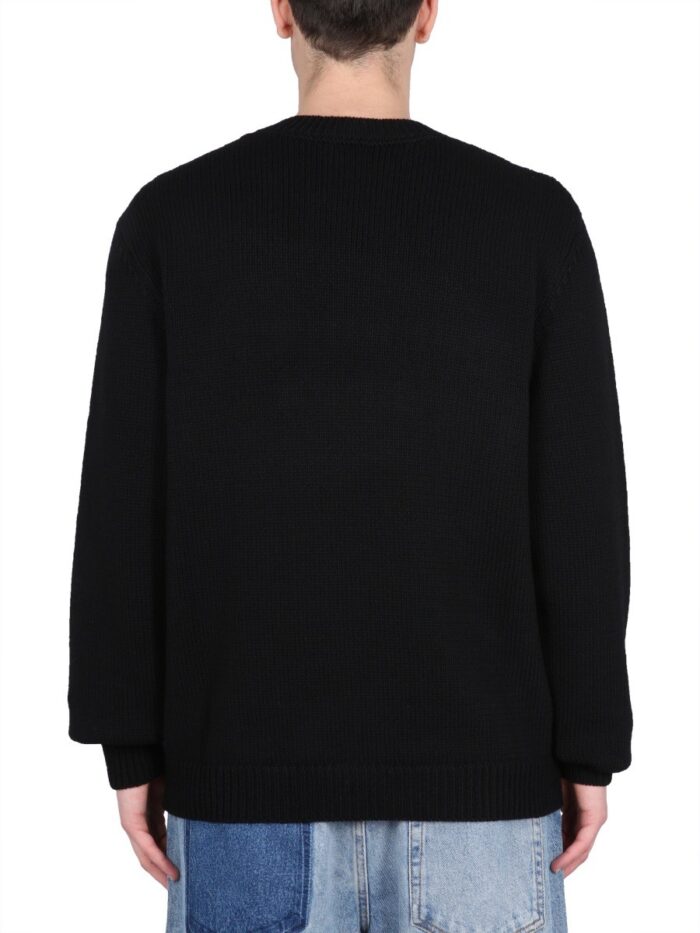 Balmain JERSEY WITH LOGO INLAY