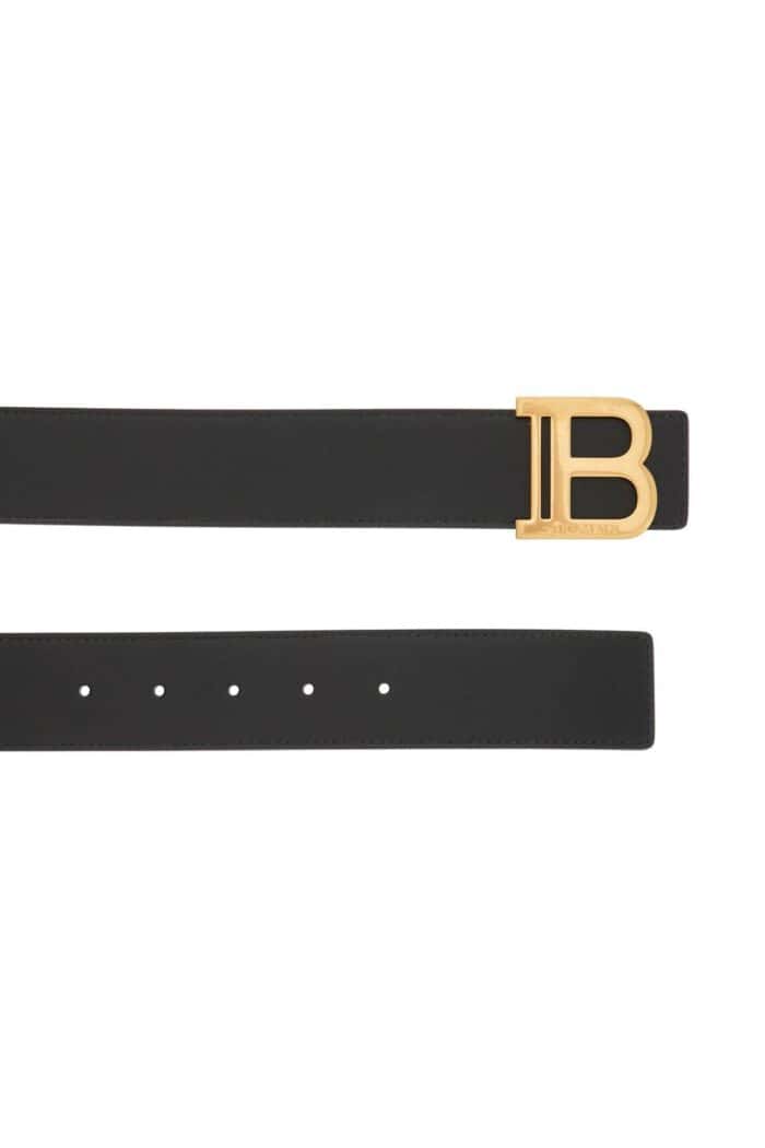 Balmain Leather B-belt