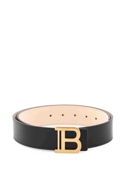 Balmain Leather B-belt