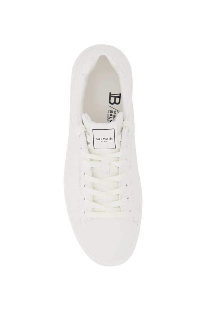 Balmain Leather B Court Sneakers