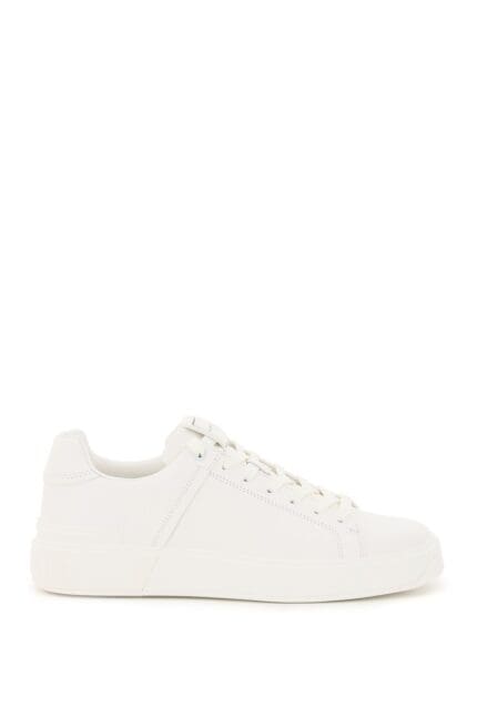 Balmain Leather B Court Sneakers